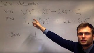 Iodine clock reaction year 13 ALevel Chemistry [upl. by Anilram]