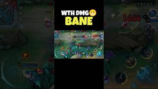 WTH DMG 😬 BANE ML mltalkshow mlbb shorts [upl. by Fredia630]