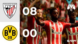 Athletic Club vs Borussia Dortmund  8  0  Full Match EA SPORTS FC 24 [upl. by Bellina]