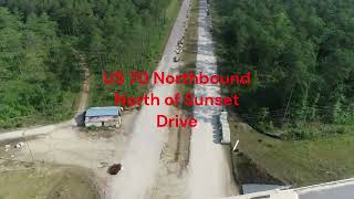 US 70 Havelock Bypass Sunset Drive to Hickman Hill Road  May 2023 [upl. by Gun105]