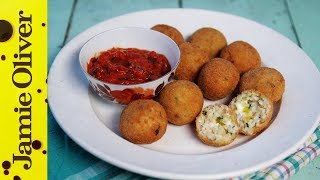 Classic Arancini Di Riso Risotto Rice Balls  Gennaro Contaldo [upl. by Cecilio897]