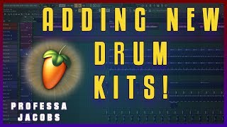 FL Studio Tutorial  Free drums kits and how to add Drum kits to FL Studio 20 [upl. by Peirsen630]