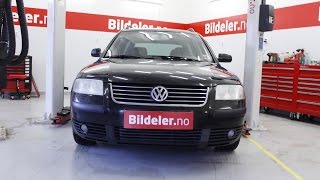 VW Passat Hvordan bytte registerreim og vannpumpe  19TDI  2000 til 2005 mod 3BG [upl. by Tirrell457]