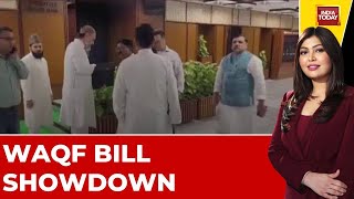 Opposition MPs Walk Out Of Waqf Bill Committee Meeting  India Today News [upl. by Demmahum]