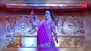 Nita Ambani’s special performance at son Akash’s wedding [upl. by Yelyab767]