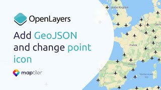 OpenLayers Tutorial 2  Map with custom points from GeoJSON using JavaScript [upl. by Pavla181]