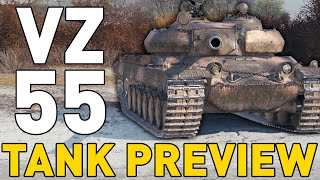 Vz 55  Tank Preview  World of Tanks [upl. by Loleta]