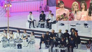 Idols reaction to Twice speech GDA 2020 day 1 [upl. by Nosredna462]