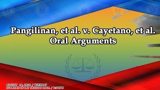 Oral Arguments on GR No 238875 and GR No 239483  August 28 2018 [upl. by Oalsinatse]