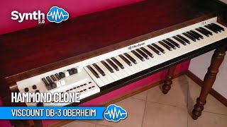 VISCOUNT DB3 OBERHEIM HAMMOND CLONE  Synthcloud [upl. by Gebler931]