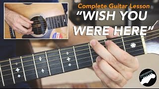 Pink Floyd quotWish You Were Herequot Complete Guitar Lesson [upl. by Enair230]