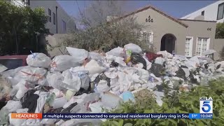 City crews officially clean up Los Angeles trash house [upl. by Inasah]