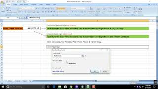 How to Convert Amount in Words in Peso on Excel in Two Different Format [upl. by Eenar]