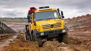 UNIMOG U 4000 and U 5000  highly offroadcapable carrier and transport vehicle [upl. by Emmaline]