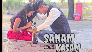 SANAM TERI KASAM OFFICIAL VIDEONEW TRENDING SONG LYRICSTEAM AKHAND 07HARSHVARDHANMAWRA [upl. by Atiuqiram]