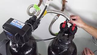 Installing an Upflow Carbon Filtration System to a Fleck 5600sxt Water Softener by 602abcWATER [upl. by Eittap266]