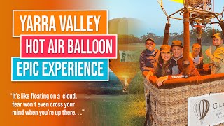 AUSTRALIAS YARRA VALLEY HOT AIR BALLOON EPIC EXPERIENCE  4K  Shoestring Traveller [upl. by Geoffry932]