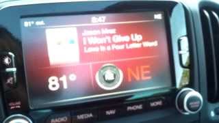 2014 Fiat 500L Uconnect Touchscreen Redneck Review [upl. by Caritta]