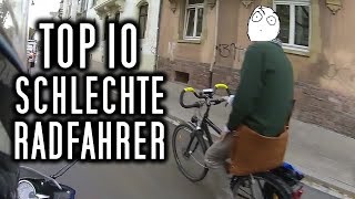 Top 10 schlechte Fahrradfahrer  BestOf 1 [upl. by Acirtap]