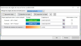 Mise en forme conditionnelle Excel [upl. by Amorete]