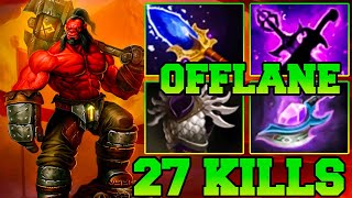 27 Kills Monster Axe Offlane  Axe Dota 2 Offlane Carry 735 Pro Build Guide Gameplay [upl. by Nami330]