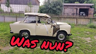 Trabant 601  Fetten Unfall gehabt wie gehts weiter [upl. by Zulaledairam]