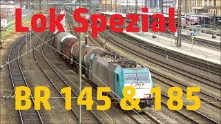 Baureihe 145 und 185  Lok Spezial  Alex E [upl. by Oloapnaig]