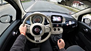 Fiat 500C Cabrio  POV Test Drive Fiat GoPRO driving [upl. by Galen]