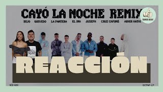 🇦🇷 REACCION Cayó La Noche Remix  Con Jus y Cunco [upl. by Lidah]