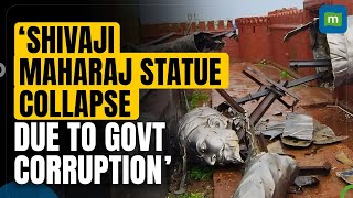 Shivaji Maharaj statue collapse due to govt corruption MVA to hold Jode Maro Andolan against it [upl. by Nerty932]