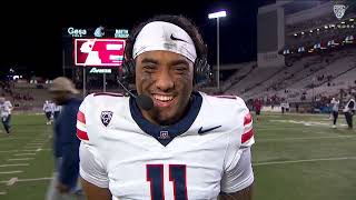 Noah Fifita praises the people around me after leading Arizona past No 19 WSU [upl. by Sevein]