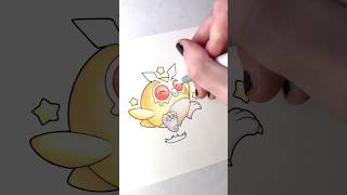 Drawing a shiny hoothoot [upl. by Enotna206]