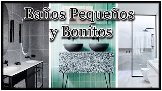 IDEAS DE DECORACION PARA BAÑOS PEQUEÑOS Y BONITOS [upl. by Kussell]