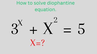 Exponential equation  How To Solve Diophantine Equations  Diophantine Equations [upl. by Julita]