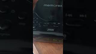 How to set time or change time on Memorex clock radio [upl. by Yllime]