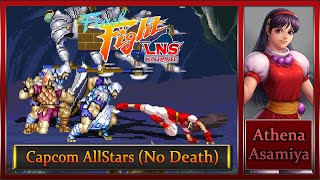 Final Fight LNS Ultimate V04 Capcom AllStars Hard Musou – Athena No Death [upl. by Tutto343]