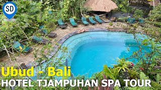 Ubud Bali  Hotel Tjampuhan Spa Full Tour [upl. by Tterrab]