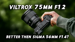 Viltrox 75mm F12  THE BEST Prime Lens for Sony A6400 and APSC [upl. by Suiravad]