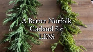 Deluxe Norfolk Pine Garland [upl. by Fia886]