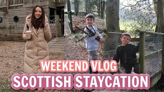 FAMILY WEEKEND AWAY  DUCHALLY COUNTRY ESTATE PERTHSHIRE  SCOTTISH STAYCATION 2023 [upl. by Ttsepmet]