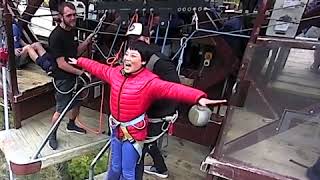 Chinese tourist women refuses to Bungee Jump in New Zealand Kawarau Bridge [upl. by Rohpotsirhc262]