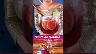 Receta Tinto de Verano vino vinotinto cocteles recetas [upl. by Zilvia]