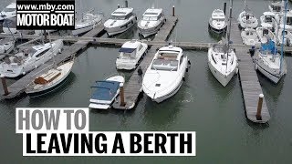 How to Leaving a Windy Berth  Motor Boat amp Yachting [upl. by Aiyekal]