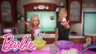 Barbie  Barbie and Ken’s Cupcake Baking Experiment  Barbie Vlogs [upl. by Hakaber472]