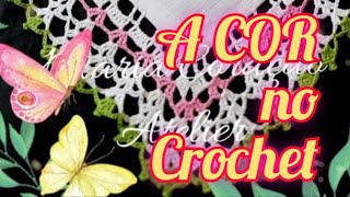 O meu desafio com a cor no crochet [upl. by Schechinger]