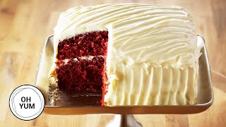 Professional Baker Teaches You How To Make RED VELVET CAKE [upl. by Nevaeh]