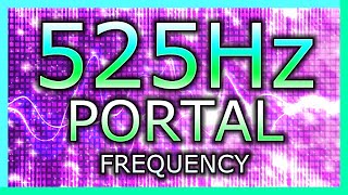 525 Hz Portal Frequency ᴴᴰ Pure Tone Sine Wave [upl. by Suirauqram133]