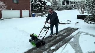 Greenworks 80V Snow Blower Review [upl. by Sundberg]