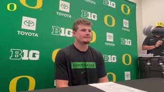 Bryce Boettcher  Postgame vs Oregon State [upl. by Nywles884]