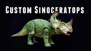 How to Custom Sculpt a Mattel Sinoceratops Jurassic World [upl. by Kosiur]